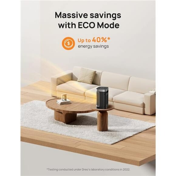 Space Heater, 1500W Portable Electric Heaters for Indoor Use, PTC Ceramic Heater - Picture 3 of 7